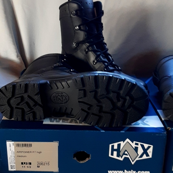 HAIX Shoes | HAIX Airpower P7 High Boots. | Color: Black | Size: 11.5 | Karenlamonica's Closet